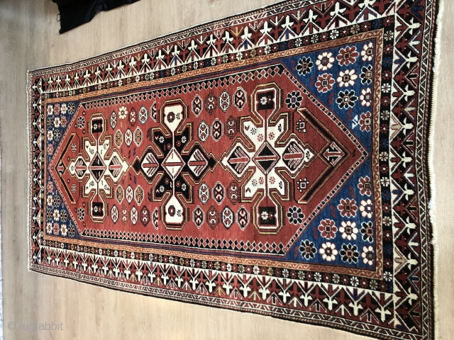 Caucasian carpet size 195 × 110 age 110 And solid                       