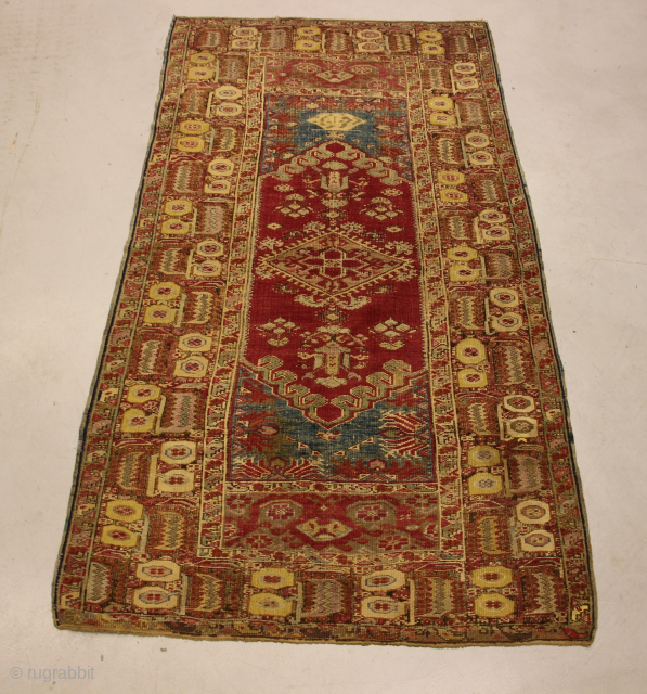 Antique Turkish Ghordes Rug                             