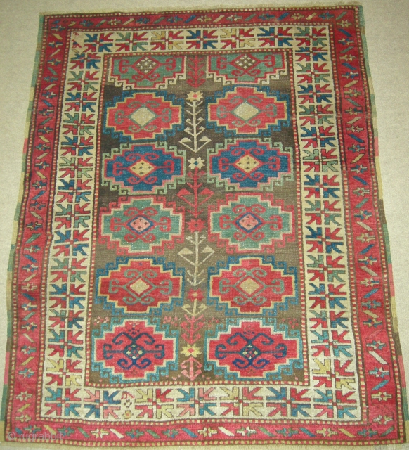 Antique caucasian moghan  rug 160 x 130                         