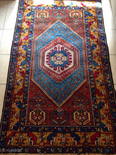 Yahyalı'seccade from anatolia semi old good condition naturel and synthetic  colors                     