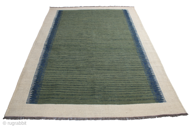 swedish flat woven kilim Contemporary Flat-Weave Wool Rug Recent Manufacture Size in Feet: 9ft × 6ft Size in Centimeter: 274cm × 182cm. Please send me directly mail. mian4bro@gmail.com. Free shipping in uk. 