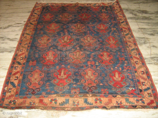 19th C Persian Afshar rug
6'x4' 

Any offers welcome
full pile. some little restorations done in the central feild.                