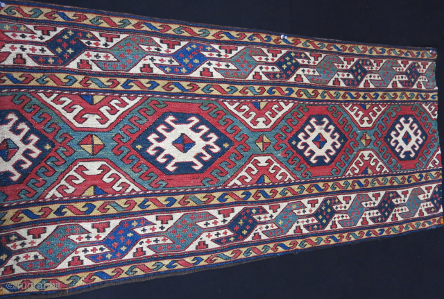 Shahsavan sumak woven bedding bag side panel. great condition and colors.. Size : 42" X 19" - 106 cm X 48 cm Vedatkaradag@gmail.com          