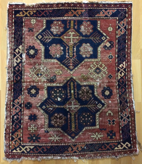 Shirvan carpet size 92x72cm                             