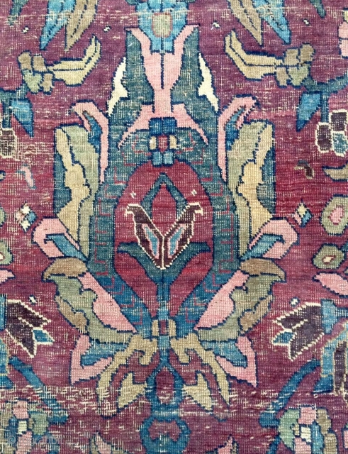 Persian bidjar fragmant rug "  size 157x137cm 
                        