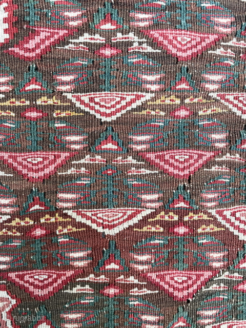 Nice seneh khurdish kilim size 180x130cm
                           