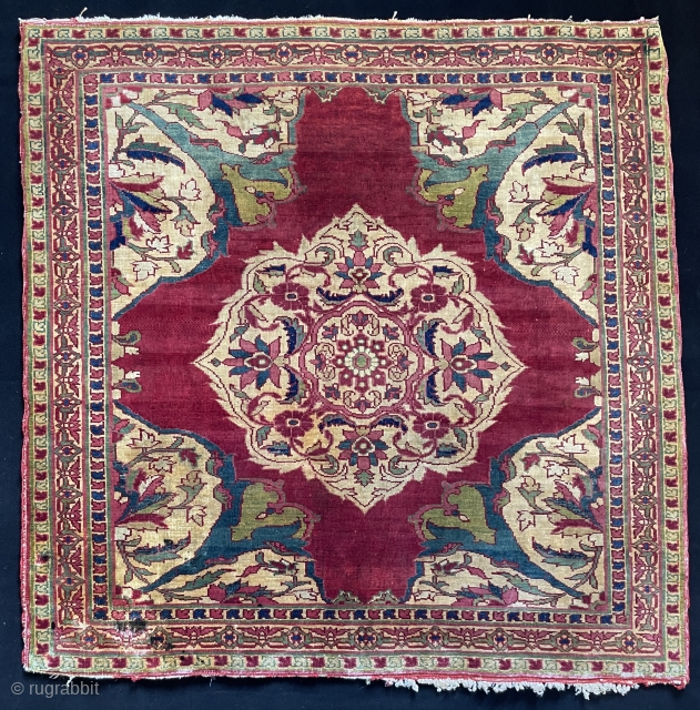 Very nice and very rare silk bag face size 60x60cm                       
