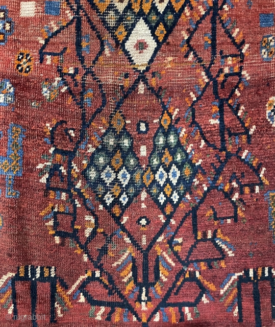 very unusual Qhasgai carpet                             