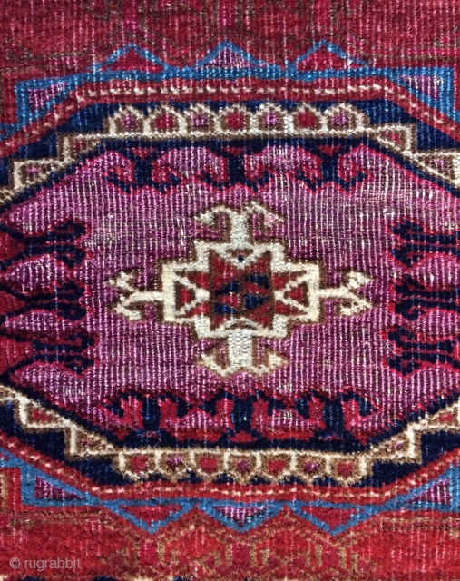  Tekke Chuval silk on wool size 2’4x3’7 ft                        