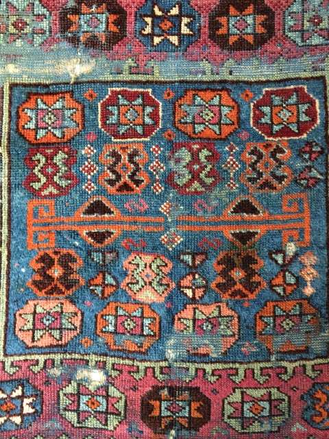 Anatolian Kurdish rug all are colors natural dyes size 220x123cm                       