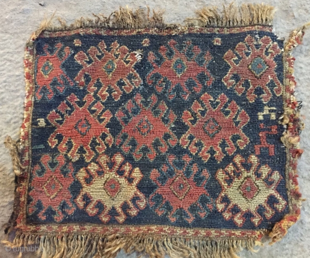 Very old Shahsavan bag size 20x25 cm                          