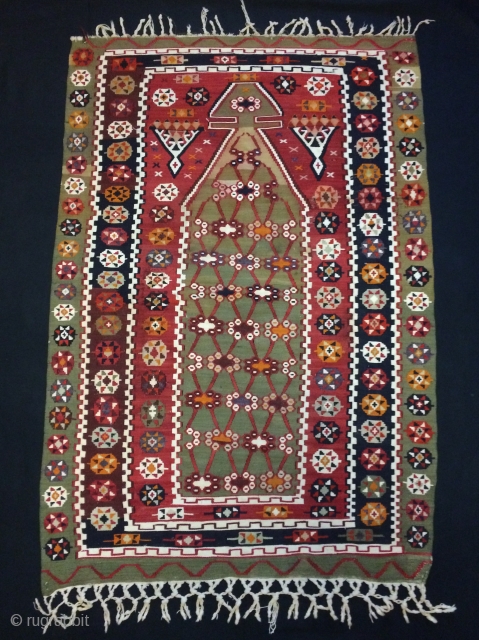 Anatolian prayer kilim size 134x97cm                            