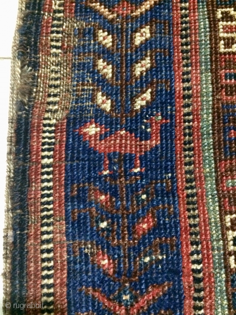 Rare Qhasgai fragmad carpet size 100x165cm                           