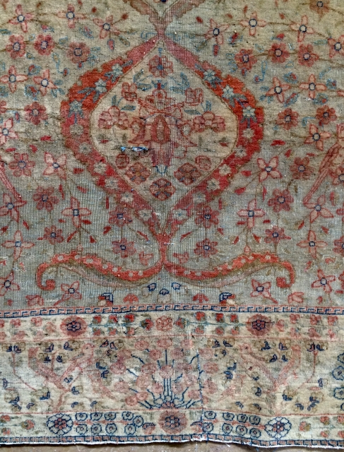 Muhteshem Kashan carpet size 210x125cm                            