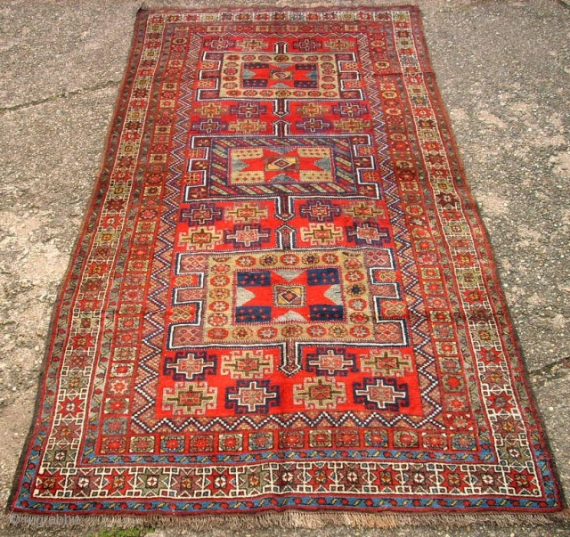 Old persian Kordi Quchan. Size: 139 x 274 cm. Full pile rug. Perfect condition.                   