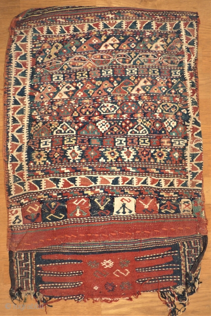 Kurdish bag - Quchan Kordi. Size: approx. 40 x 65 cm. It´s only one side of a Heybe.               