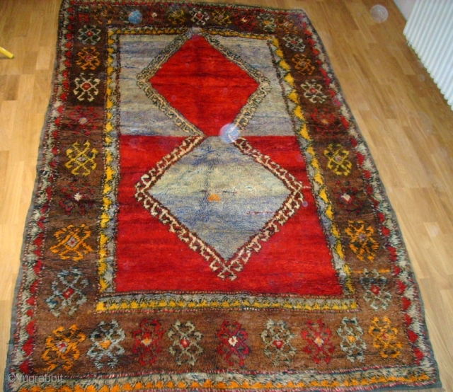 Old anatol Yatak rug. Size: 240 x 145 cm. Perfect condition.                      