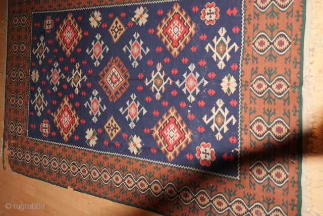 Antique Bulgarian(Ciprovci) - Sarkoy kilim., about 200 x 130 cm.                       