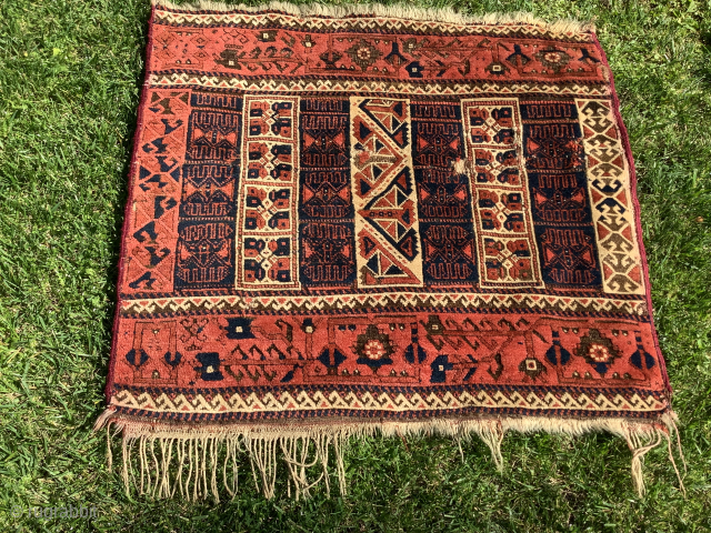 For all you Baluch collectors, here is a type rarely seen in the market. It has been stowed away since the 1980s and not offered for sale.  I do not know  ...