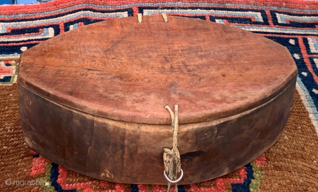 Nice Tibetan Wooden Box  Collected 2001  12" x 8" 5"                     