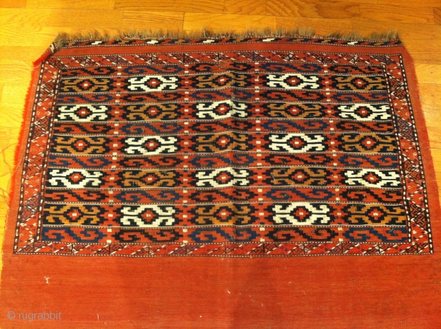 Antique Turkomen  Youmut Chuval size 3'-7''x 2'-9''                         