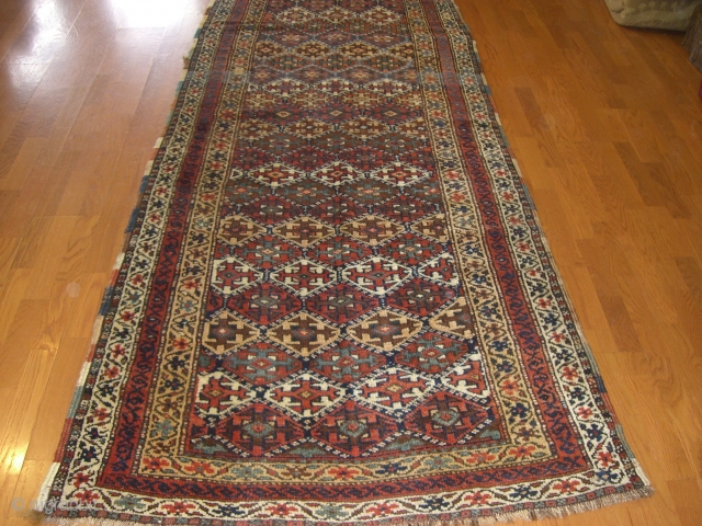 Kurdish rug
Size: 9'-1''x3'-6''
Sold.                              