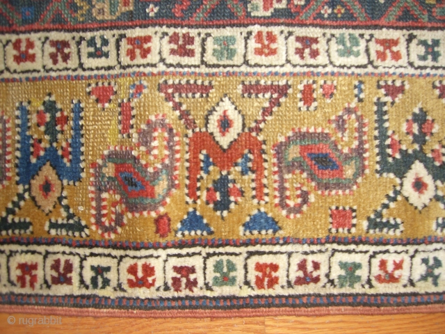 Antique 19 Century  Northwest Pesian Runner
Size: 3'-5''x 16'                        