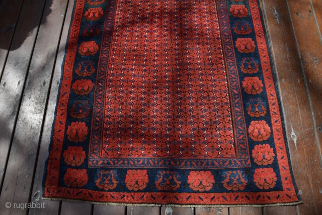 Ansural Zehur Carpet mid 19 century . Size 177x110 cm.                       