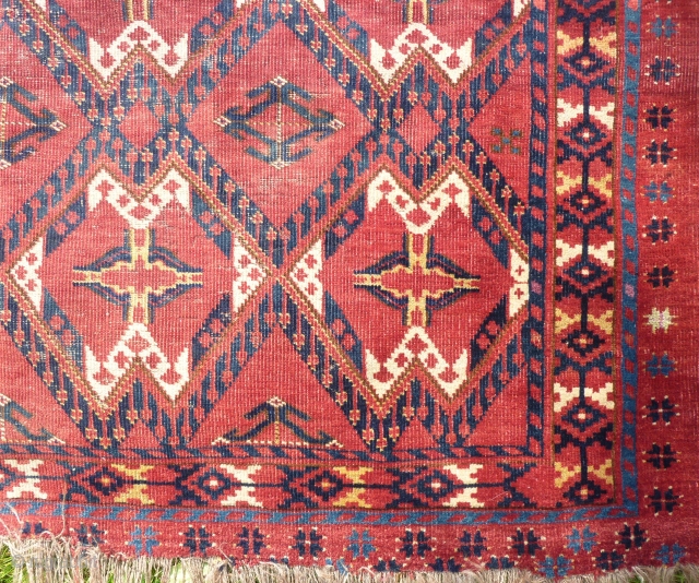 Old Turkmen Beshir chuval  (3'x4'9)                           