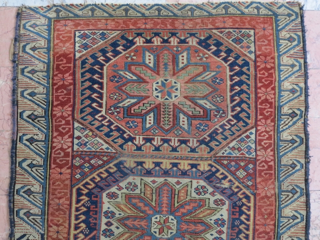 A very old Zeykhoor rug wool on wool size:146 x 94 price:POR                     