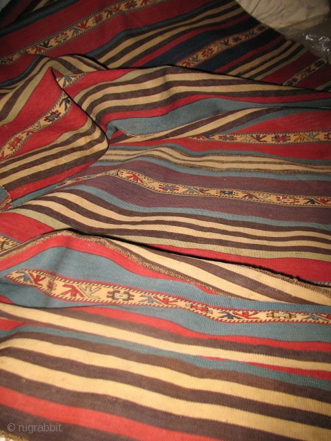ANTIQUE CAUCASIAN TEXTILE This beautiful example of Shirvan weaving is ...