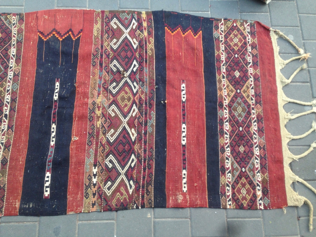 Kilim antiqe turki 353x90-cm ask good price | rugrabbit.com