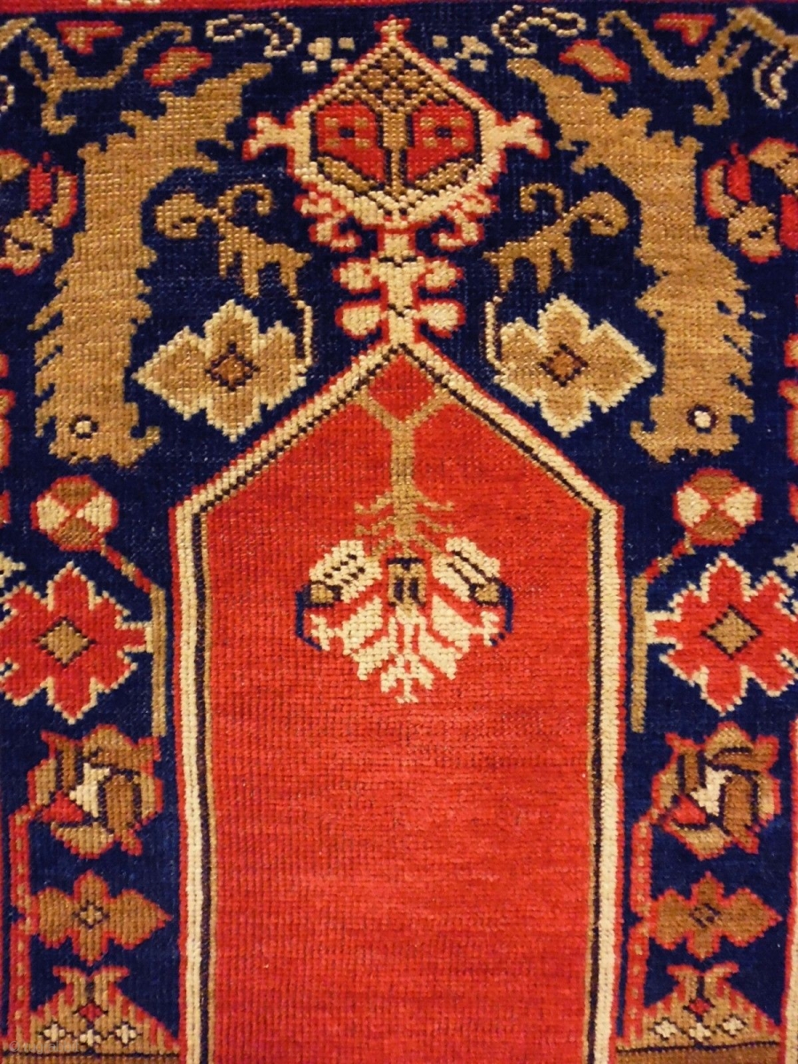 Ushak?tuduc rug Size: 135x190cm (4.5x6.3ft) made in circa 1920, it is ...