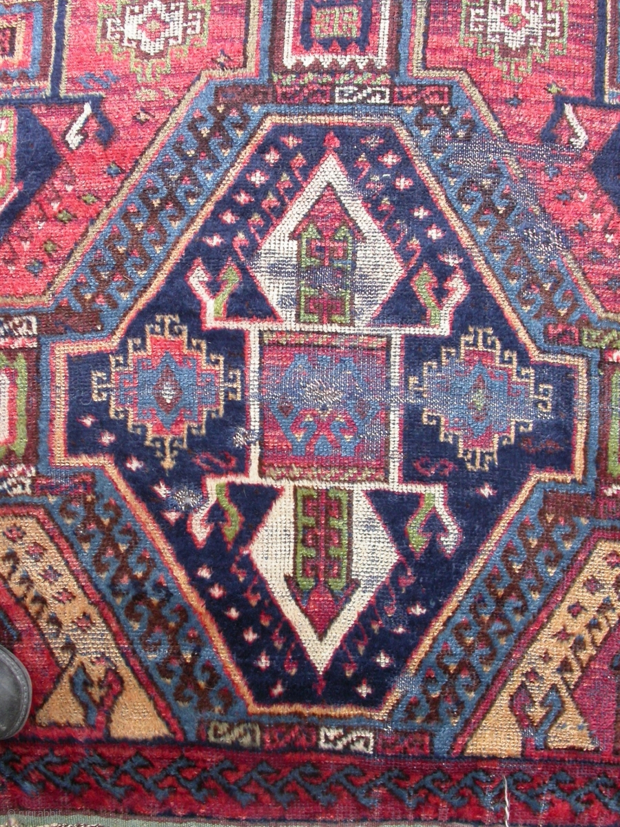 Sarkisla kurdish rug, 310 x 140 cm. Outstanding colour, blue weft ...