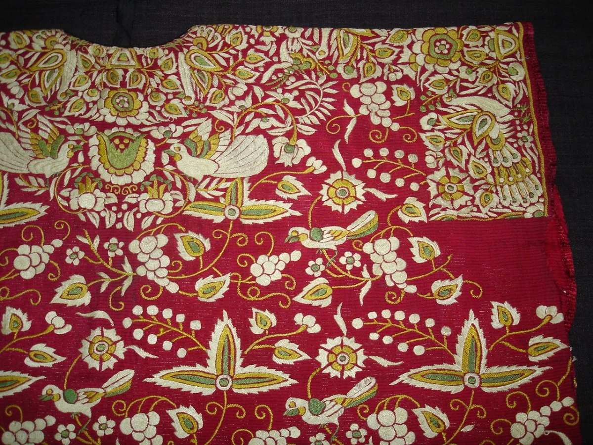 Parsi or Zoroastrian Embroidery Jabla Dress From Surat Gujarat India ...