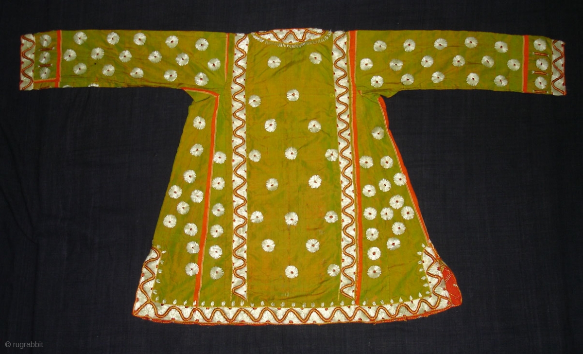 Ceremonial Chamba Costume,From Himachal Pradesh India.Silk ground with ...