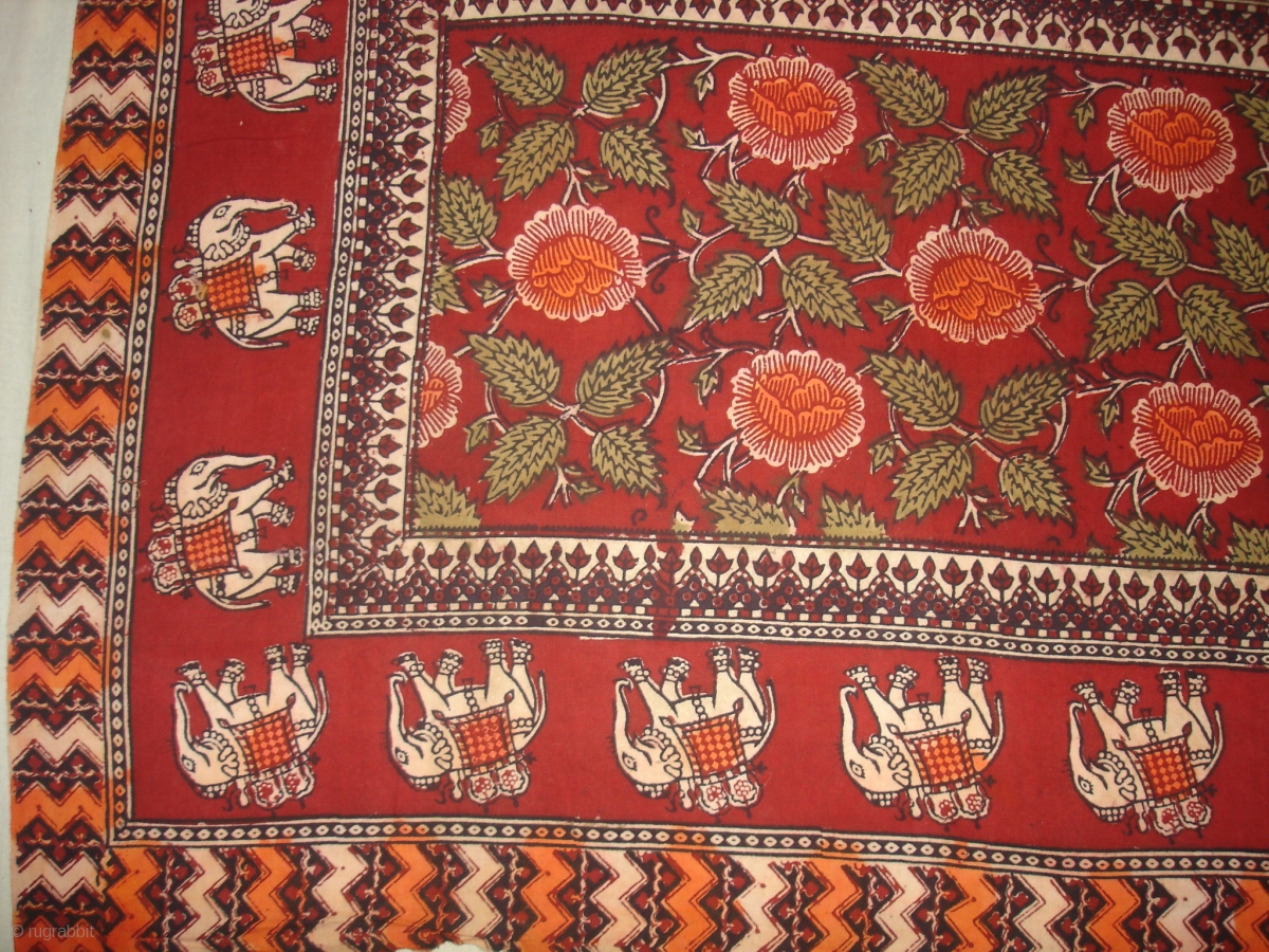 Saudagiri Trade Textiles of Kutch Gujarat, Block Printed On Cotton ...