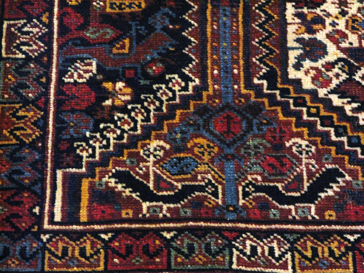 Rug no. 1147, Late 19th C. Khamseh rug from Southern Persia in