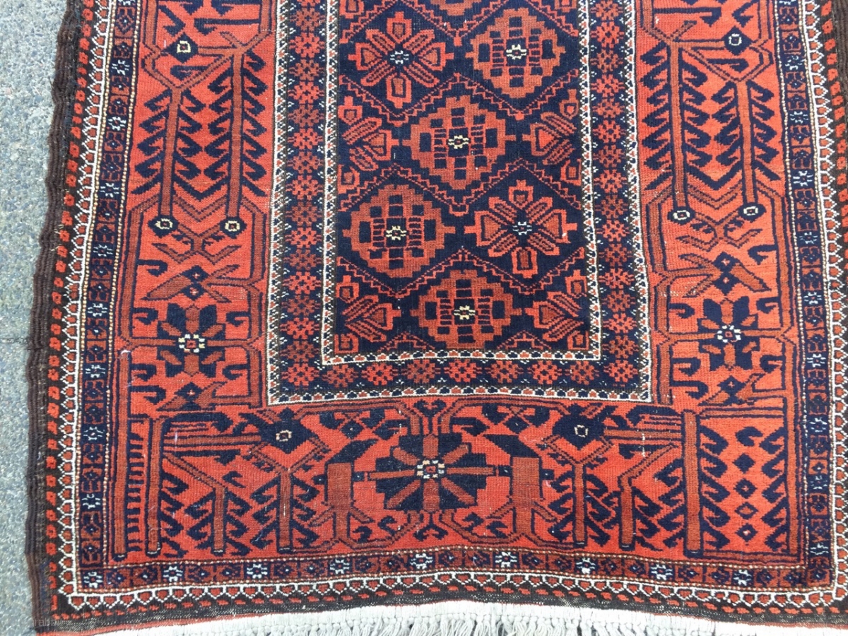 Very nice antique Baluch rug, size: ca. 170x87cm / 5'6''ft x 2'9''ft ...