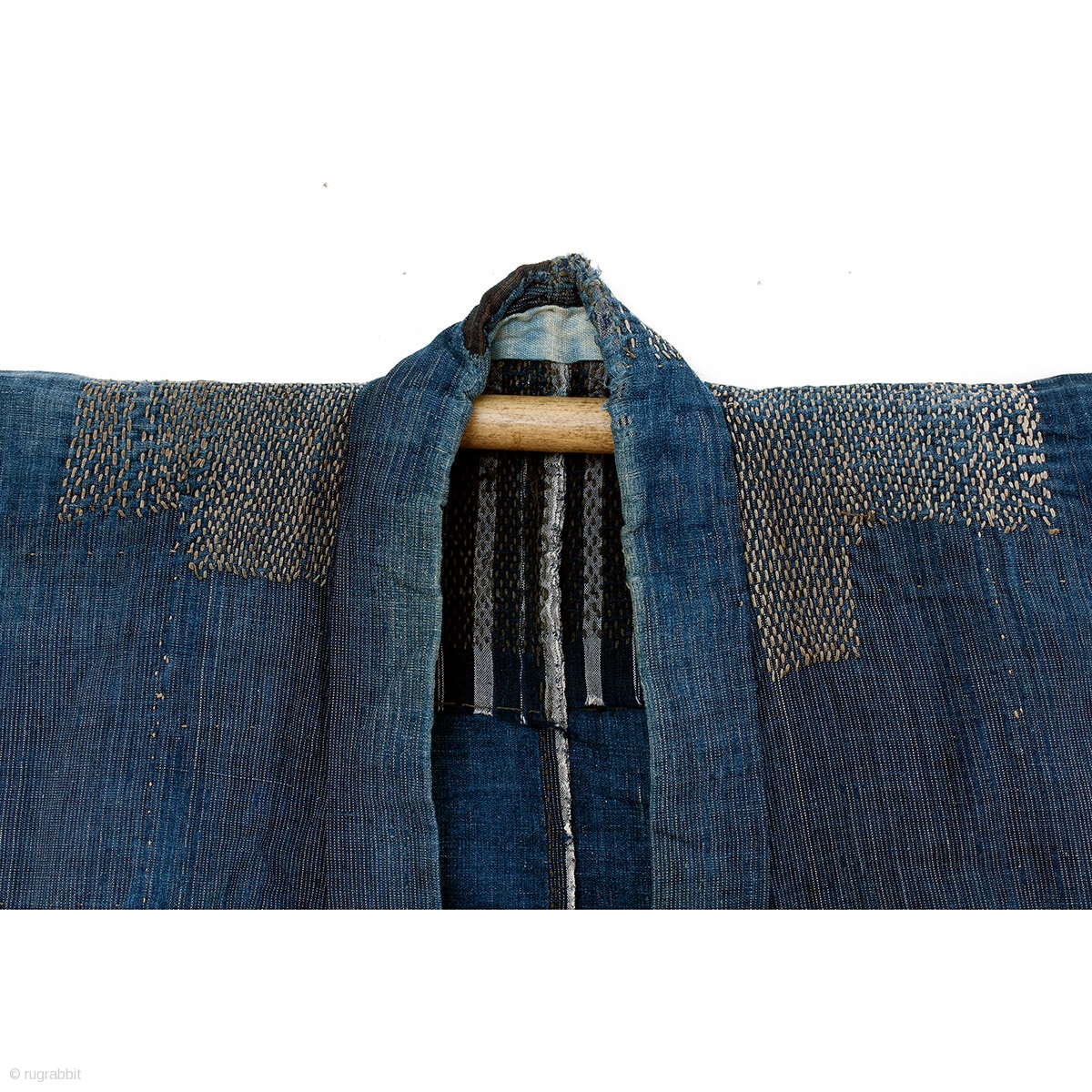 This is an antique Japanese boro farmer's workwear jacket called a ...