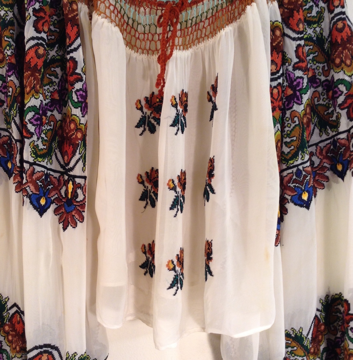 This is a very beautiful and rare Roumanian blouse made between the two ...
