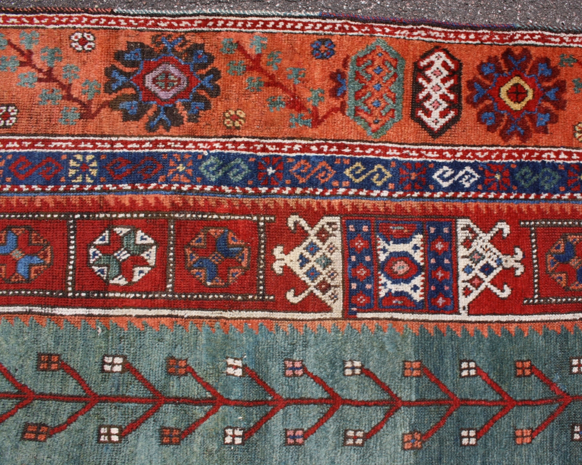 East anatolian kurdish rug, Sivas?, around 1800, great design, ends ...