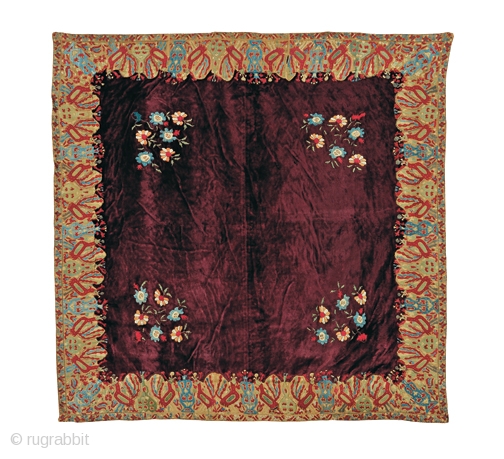 Epirus embroidered coverlet, 4’10