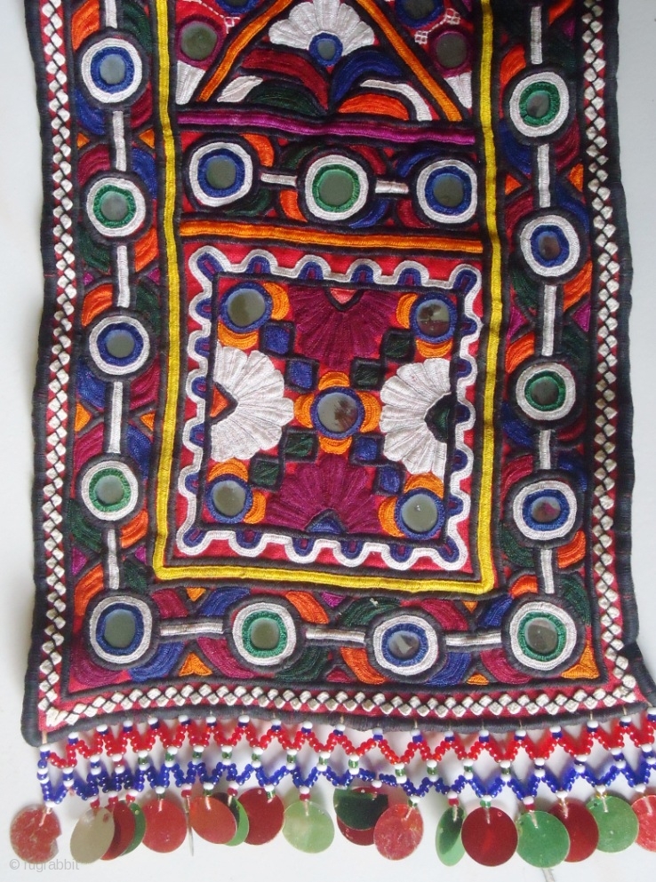 This tribal embroidered piece is called Bokani (Muffler). It is pakka ...