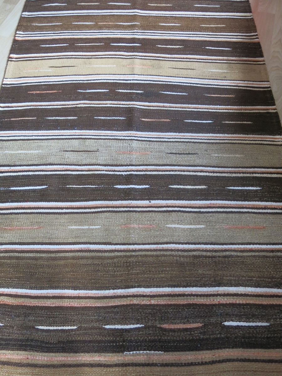 Eastern Turkey Kurdish kilim, It is woven very strongly with camel hair, goat  hair, wool and
