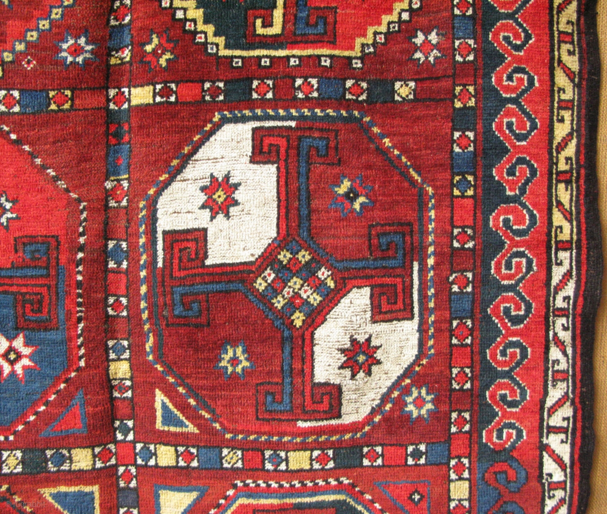 Middle Amu Darya Sub ErsaryTurkmen main rug. Very small area repairs with old wool and natural
