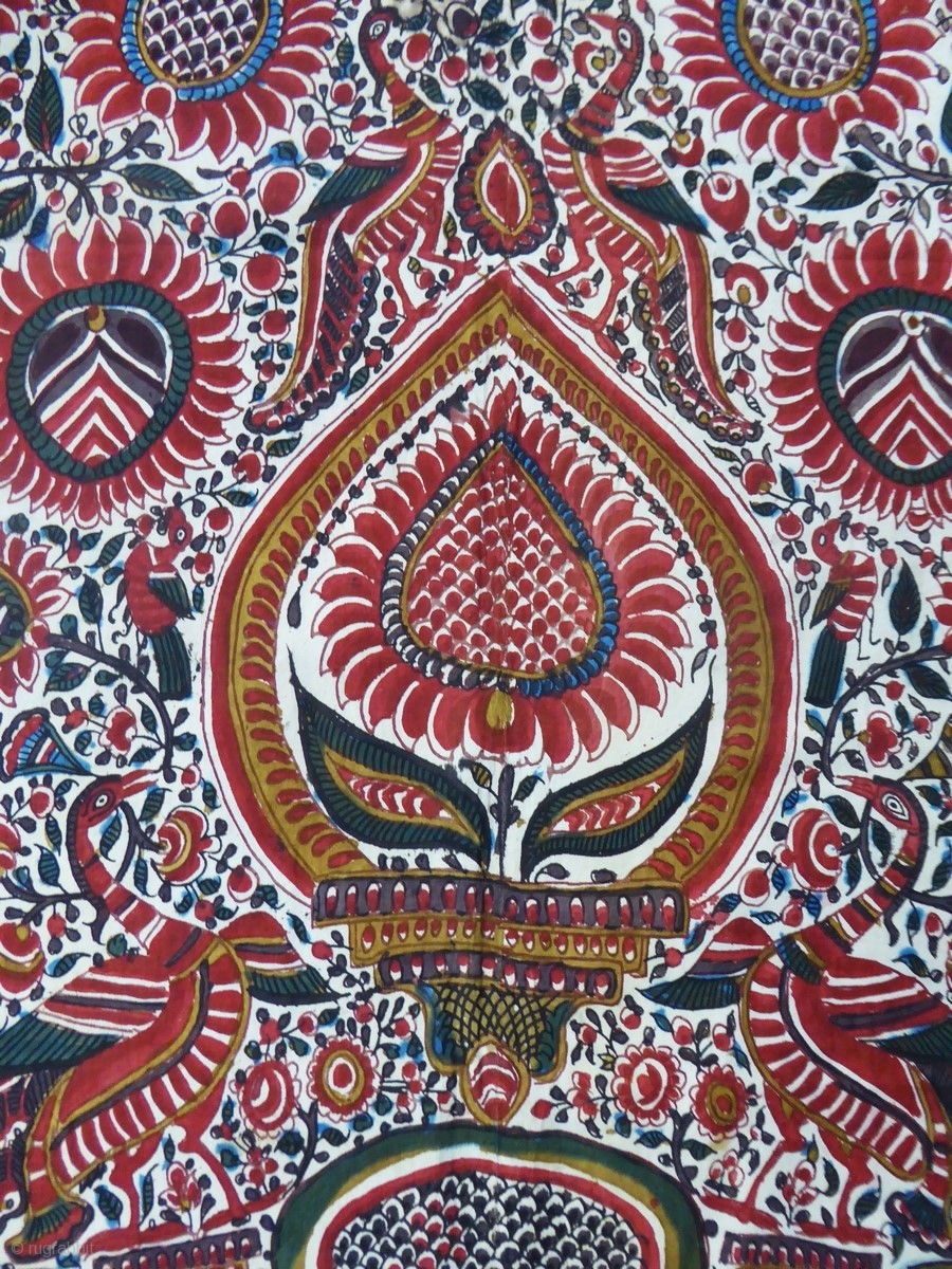 Palampore printed and painted on Cotton 1825/1850 India for export to ...