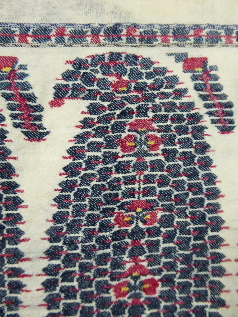 GREETINGS WITH THAT afgan period 18c kani weave shawl from my own ...