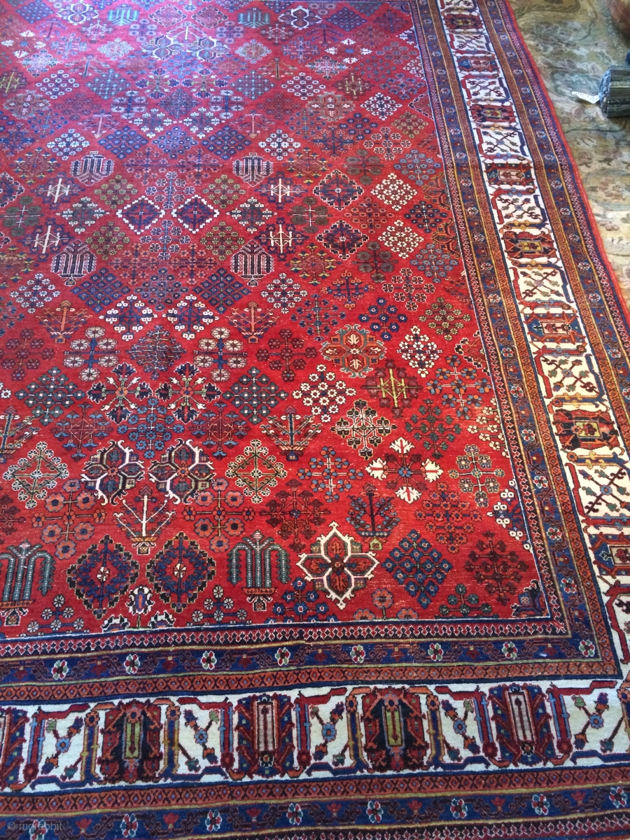 Antique Josheghan Persian Rug Over 50-60 year old persian rug