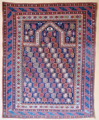 exceptional Shirvan Prayer Rug. SOLD                            